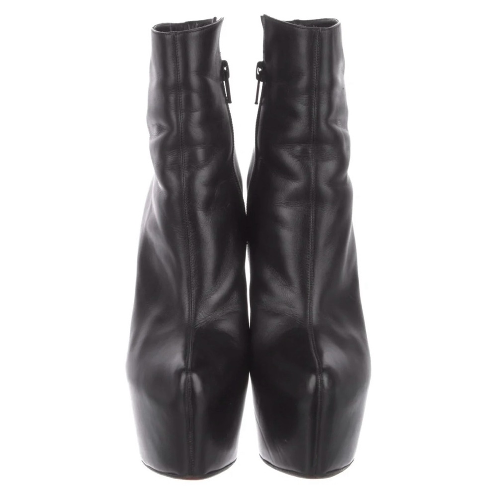 Christian Louboutin Black Stiletto Heeled Boots - Picture 2 of 4